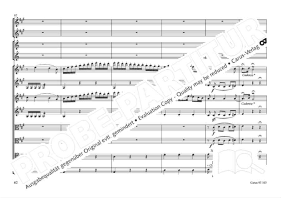Concertone in D major Horn scores gallery preview page 63