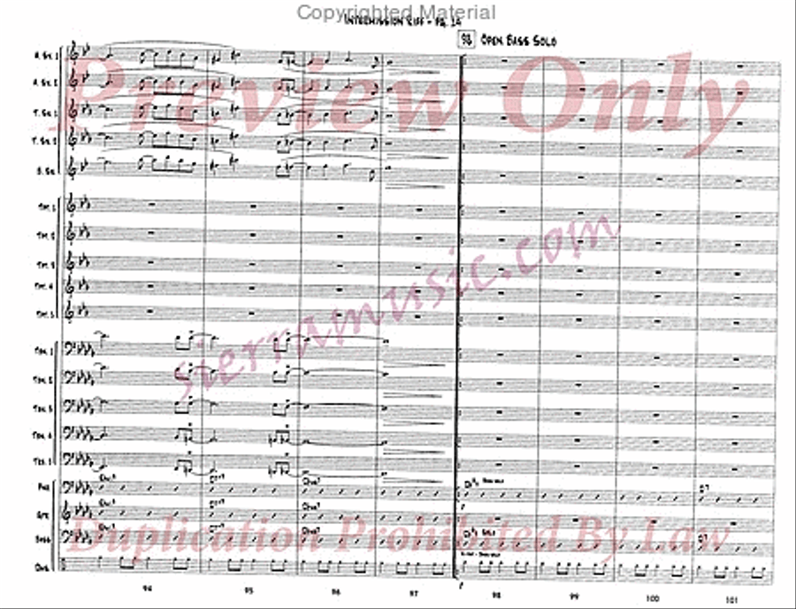 Intermission Riff Jazz Ensemble scores gallery preview page 15