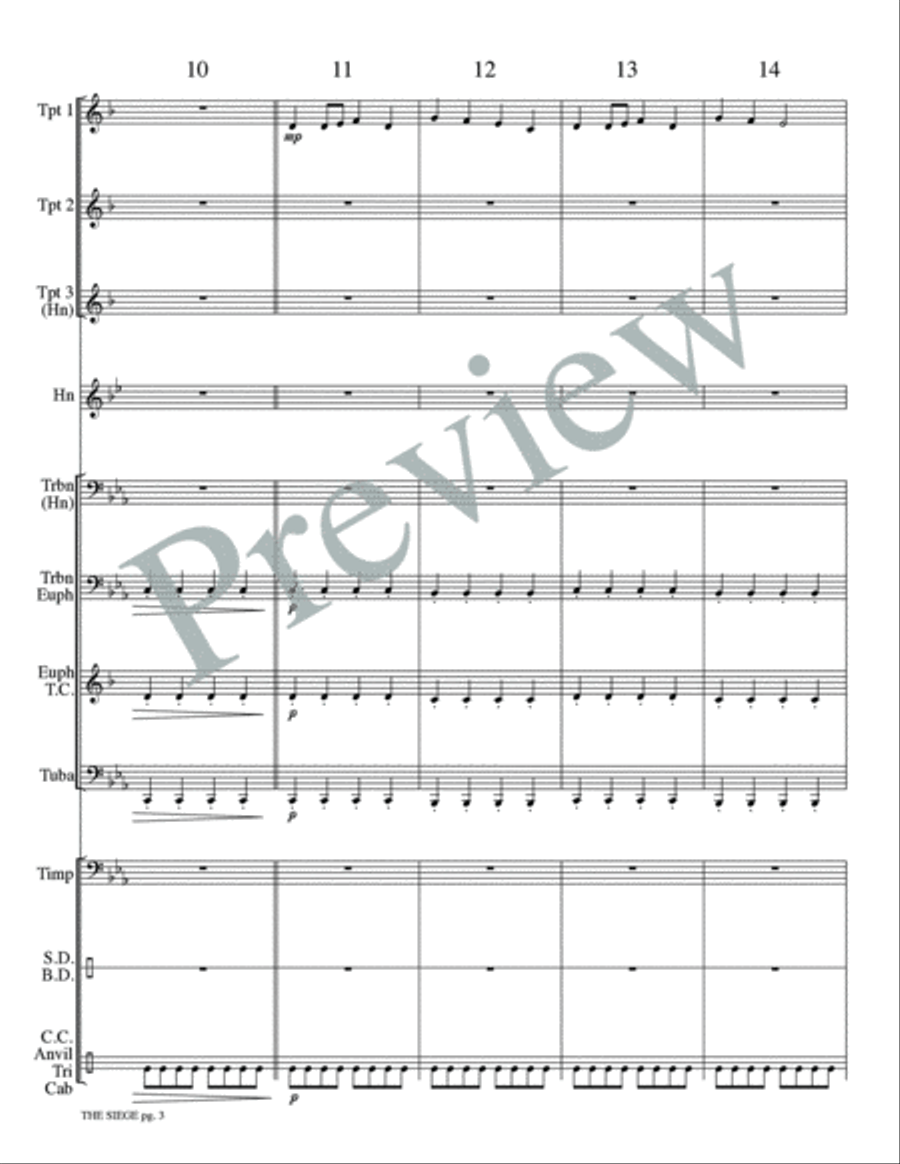 The Siege Small Ensemble scores gallery preview page 5