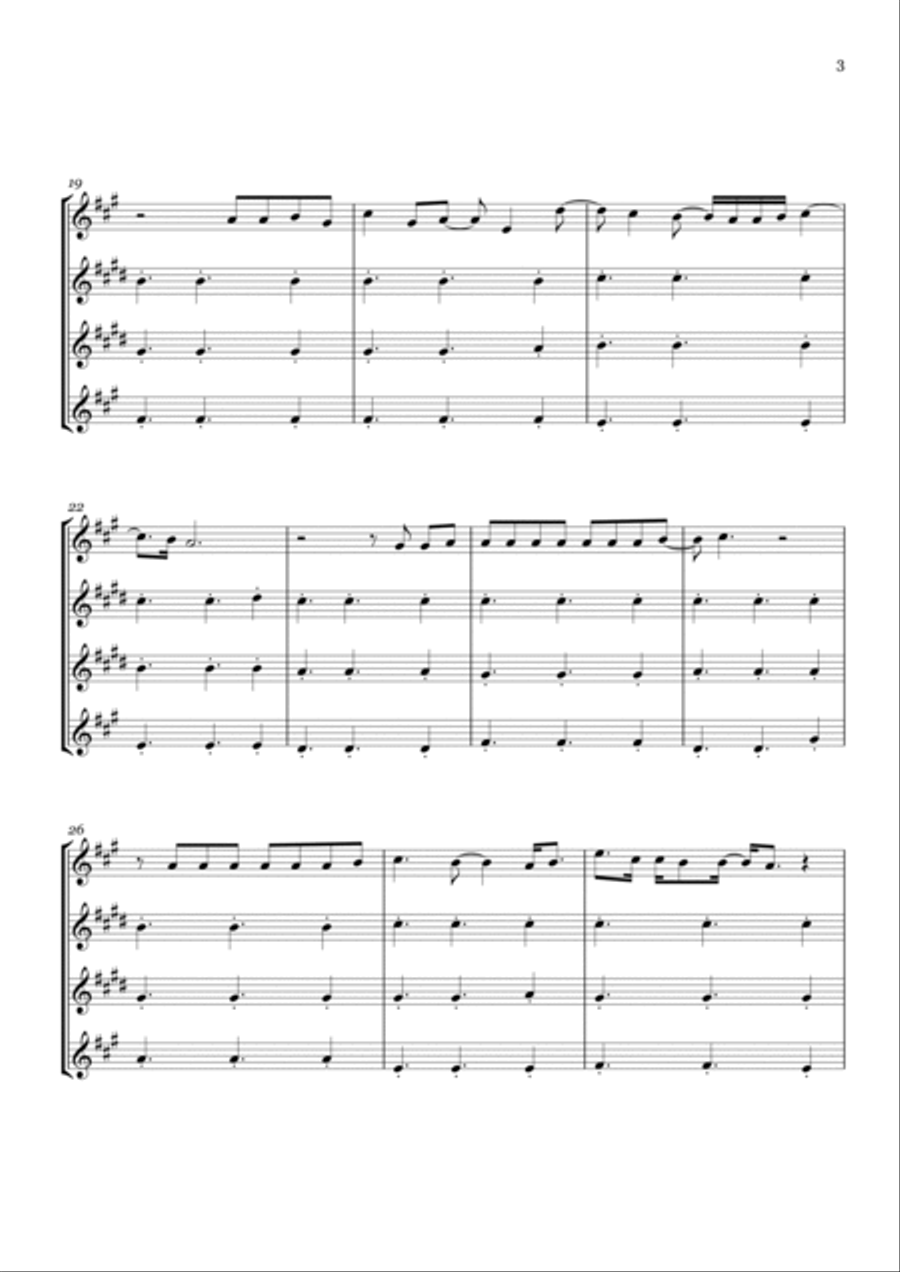 Photograph Woodwind Quartet scores gallery preview page 3