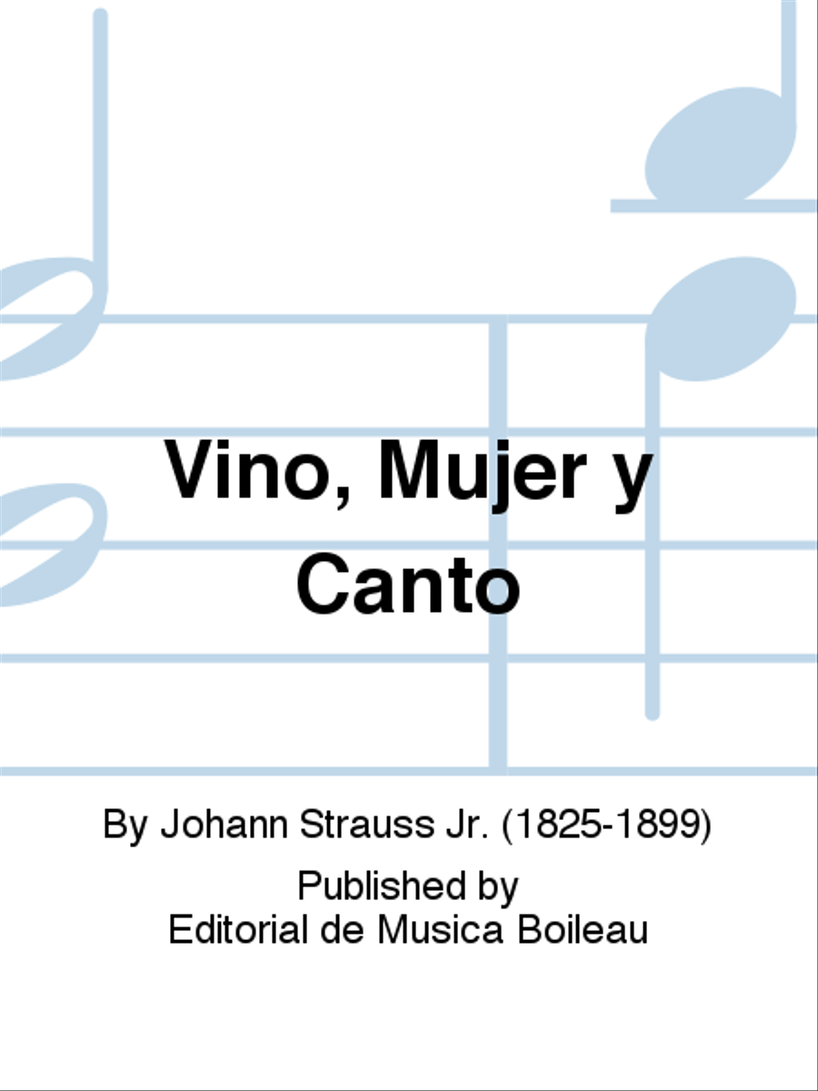 Vino, Mujer y Canto Vino, Mujer y Canto Piano Solo scores gallery preview page 1