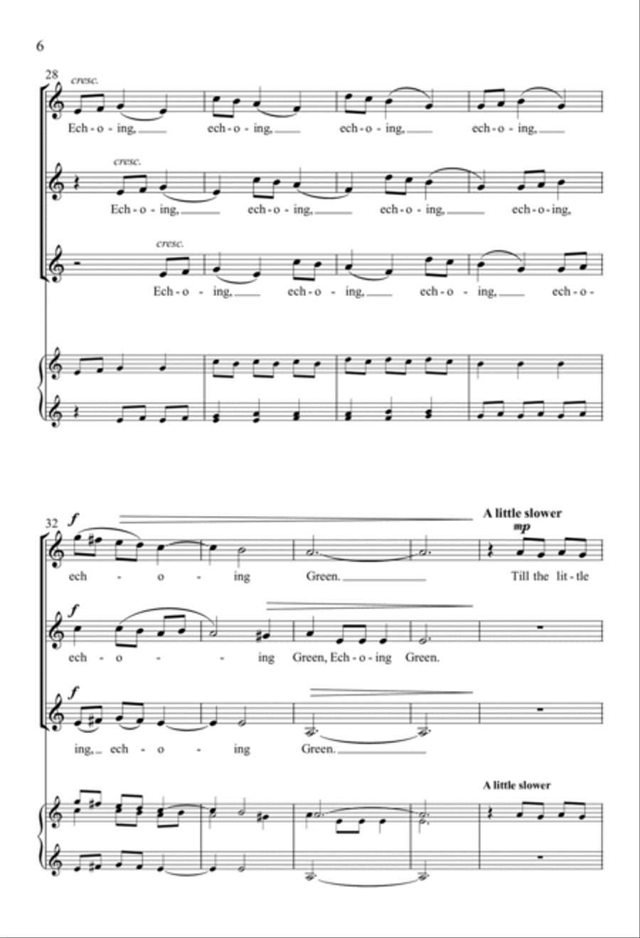 The Echoing Green SSA scores gallery preview page 6