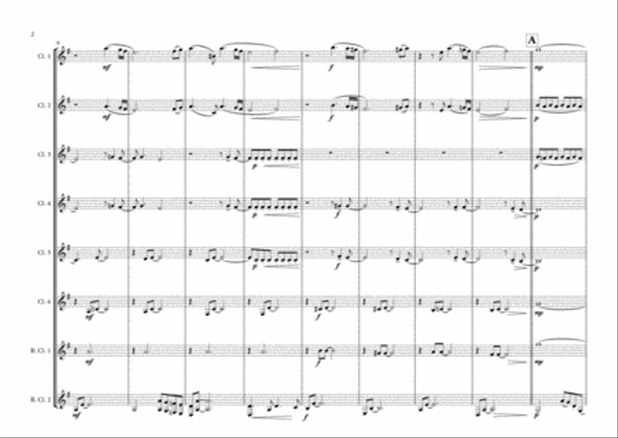 All Things Heart Shaped All Things Heart Shaped Clarinet Choir scores gallery preview page 2