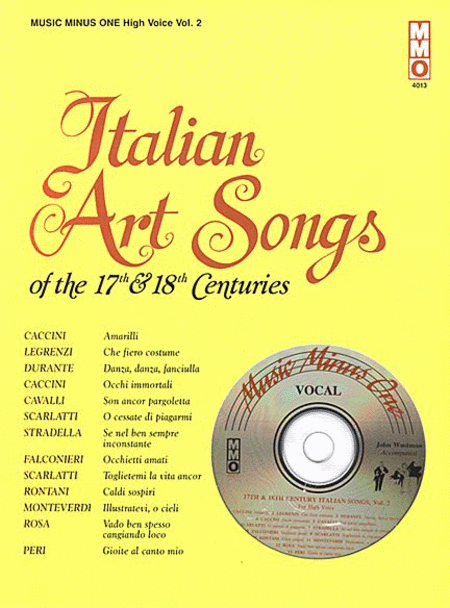 17th/18th Century Italian Songs - High Voice, vol. II