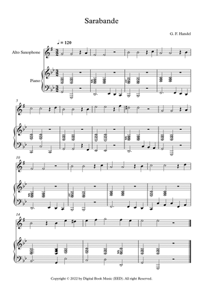 Sarabande - George Frideric Handel (Alto Sax + Piano)