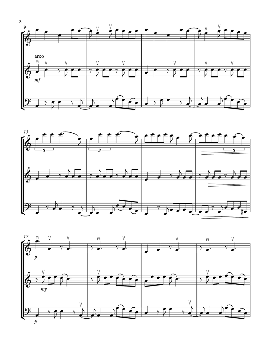 Senorita String Trio scores gallery preview page 2