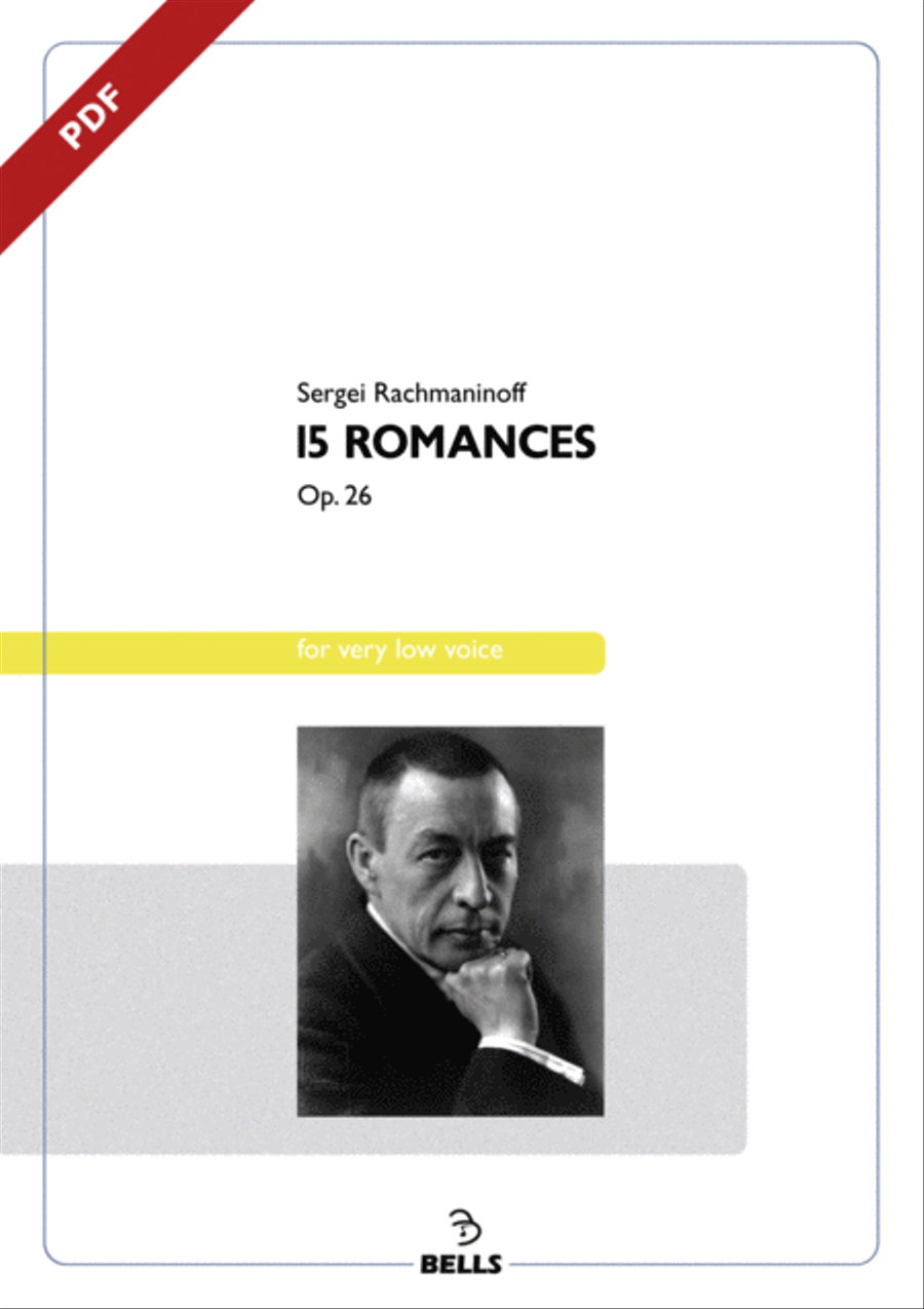 15 Romances, Op. 26 Voice Solo scores gallery preview page 1