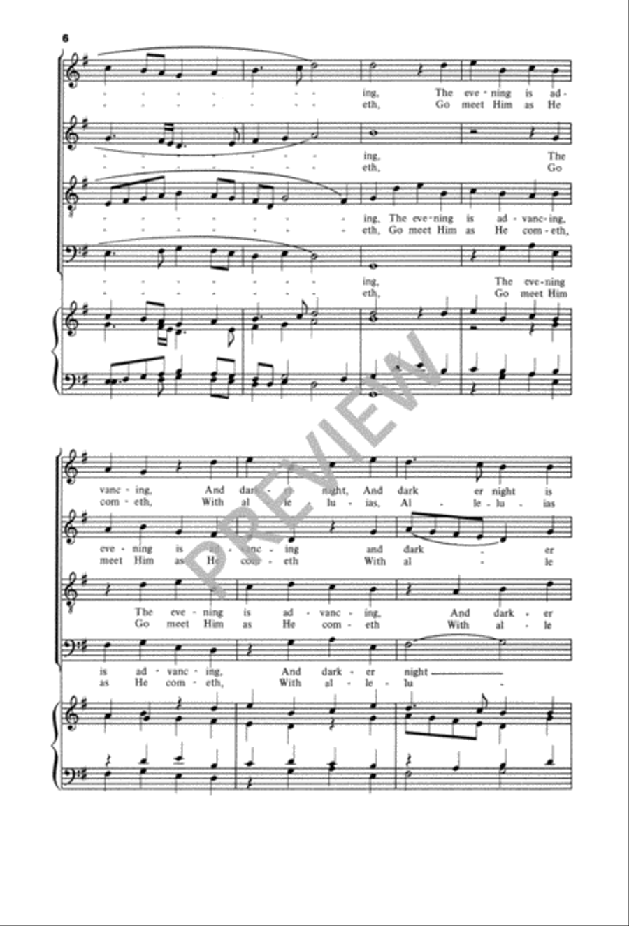Rejoice, Rejoice, Believers 4-Part scores gallery preview page 7