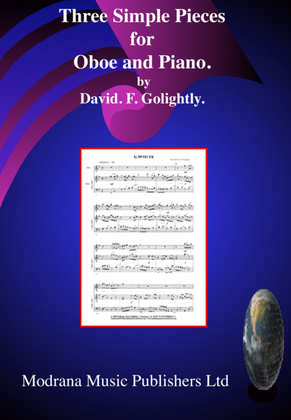Book cover for Three Simple Pieces For Oboe and Piano