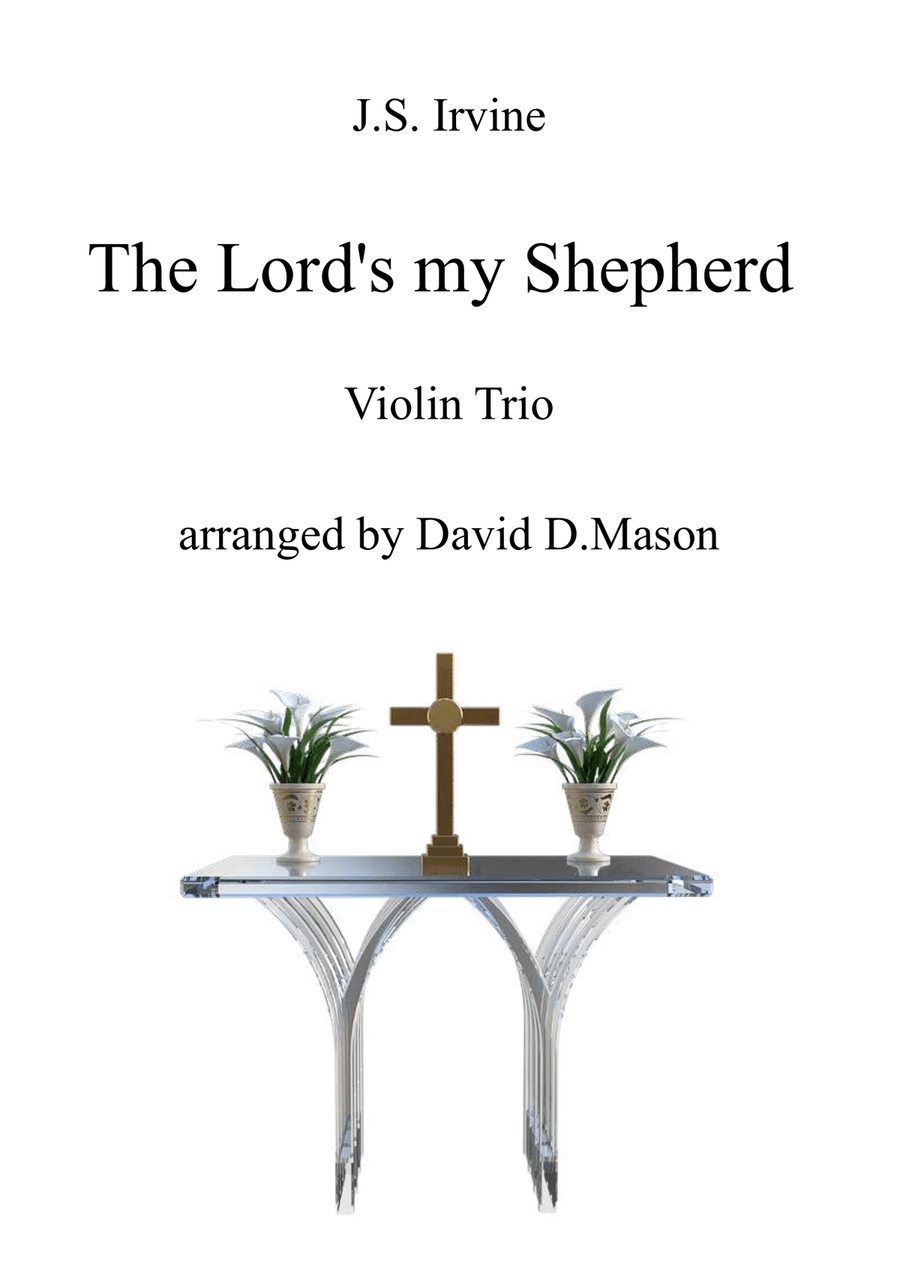 The Lord's my Shepherd Violin Solo scores gallery preview page 1
