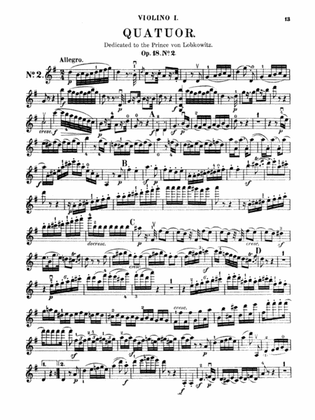 Book cover for Beethoven: String Quartet, Op. 18 No. 2