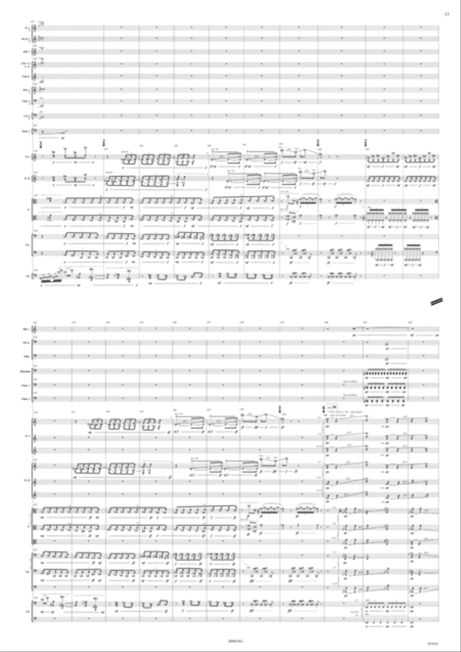 Voyage par-dela les fleuves et les monts Orchestra scores gallery preview page 7