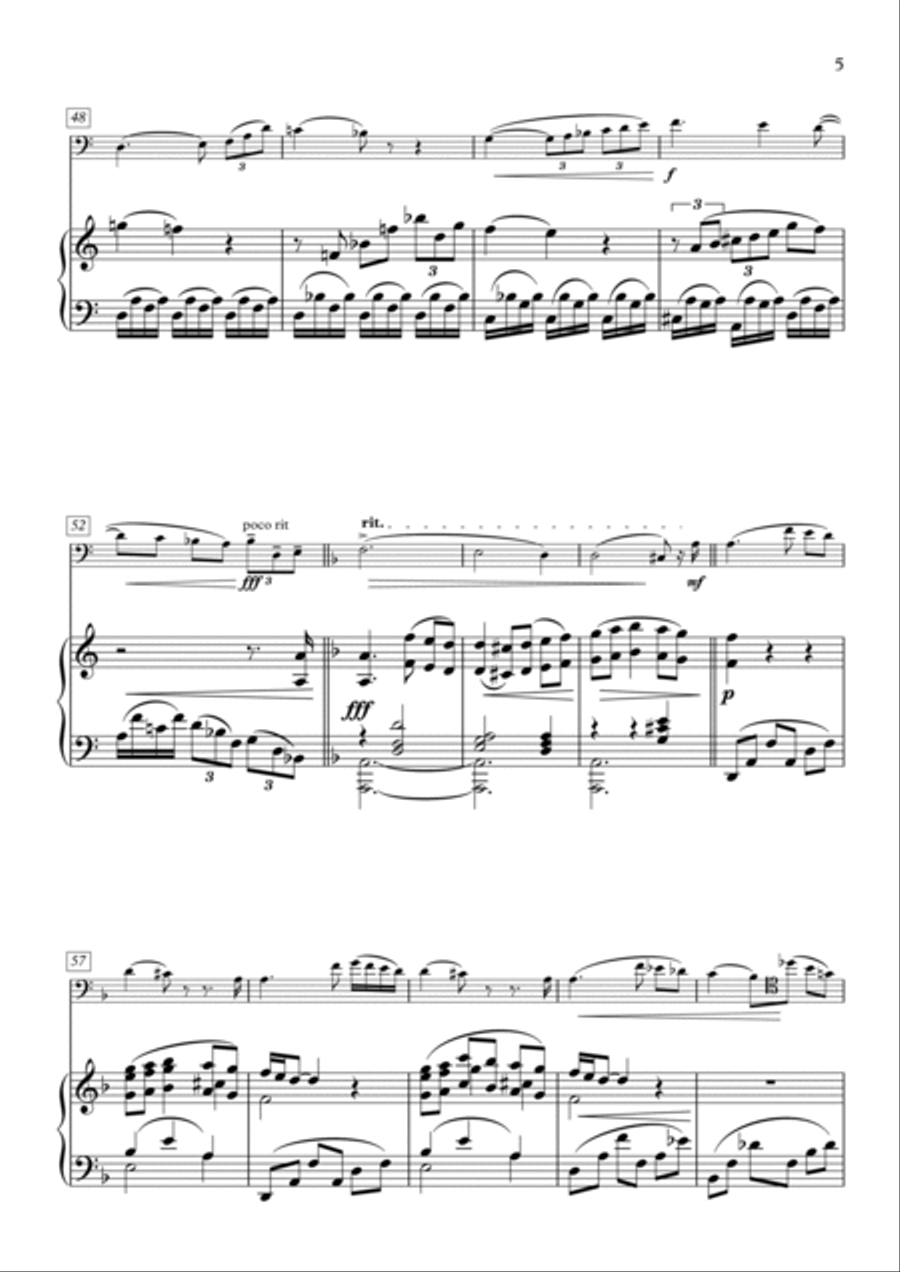 l'Adieu l'Adieu Chamber Music scores gallery preview page 5