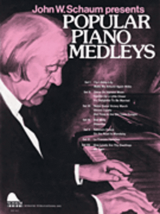 Book cover for Popular Piano Medleys