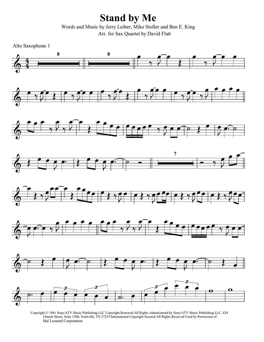 Stand By Me Stand By Me Woodwind Quartet scores gallery preview page 3