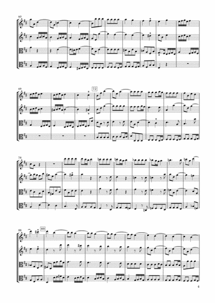 Sonata Op.34-4 for Two Violins & Two Violas image number null