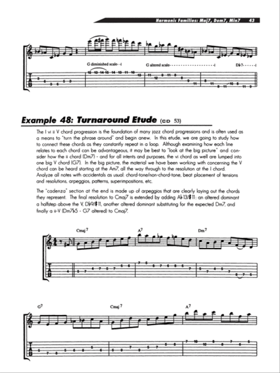 Joe Pass -- On Guitar Electric Guitar scores gallery preview page 44