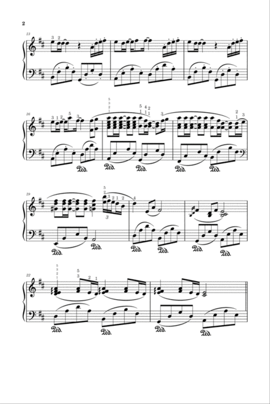 Summer Piano Solo scores gallery preview page 2