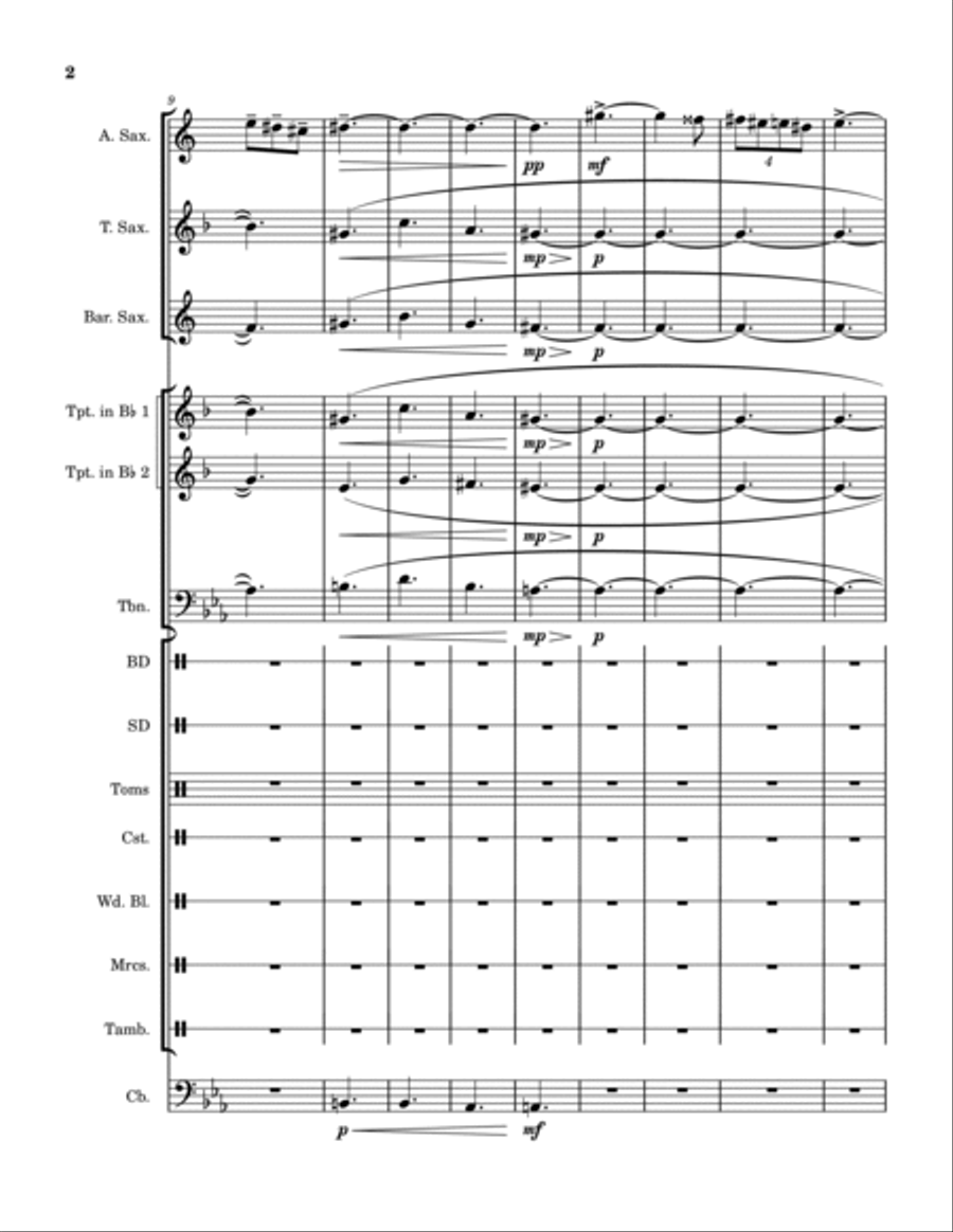 Mark Mark Jazz Ensemble scores gallery preview page 2