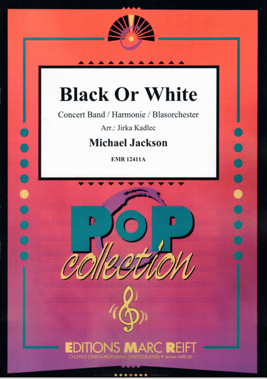 Black Or White Black Or White Concert Band scores gallery preview page 1
