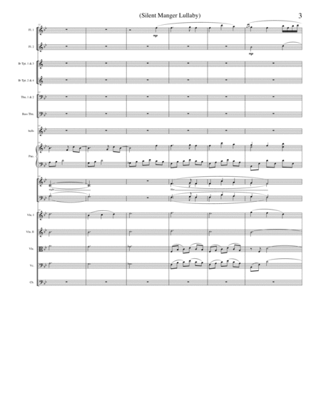 Silent Manger Lullaby Score and Parts image number null