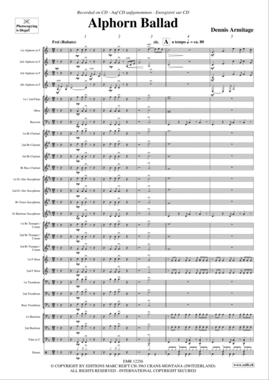 Alphorn Ballad image number null
