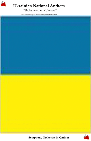 Ukrainian National Anthem for Symphony Orchestra in G Minor KT Olympic World National Anthem Series image number null