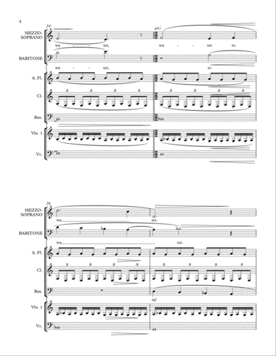 I Come From Water Vocal Duet scores gallery preview page 4