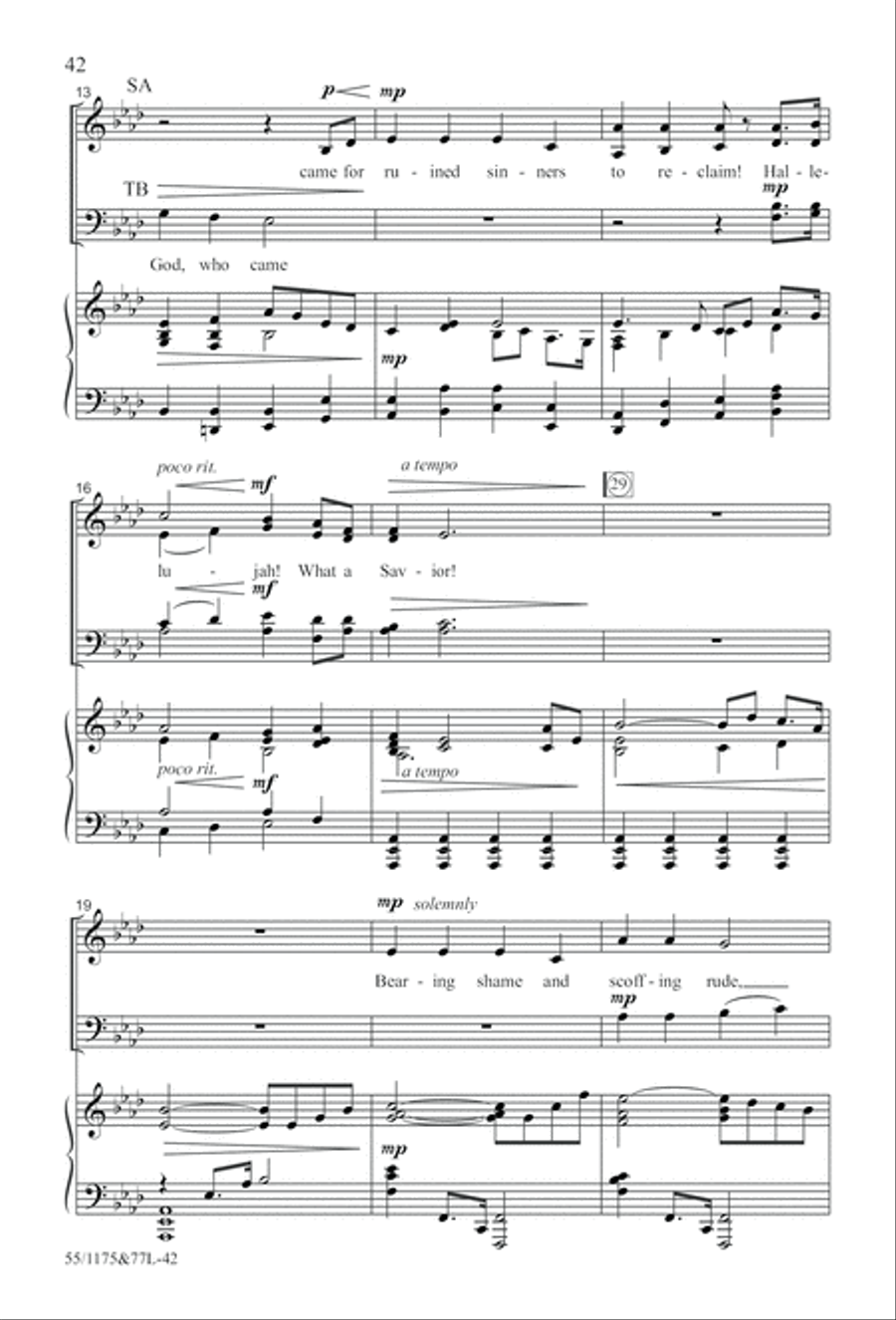 Behold the Lamb! Behold the Lamb! 4-Part scores gallery preview page 43