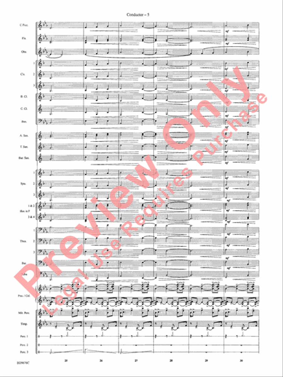 Paradiso Paradiso Concert Band scores gallery preview page 8