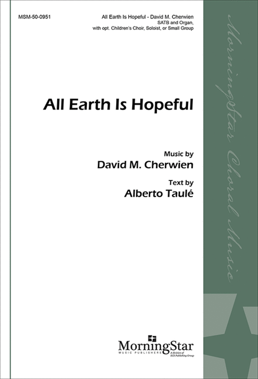 All Earth Is Hopeful 4-Part scores gallery preview page 1