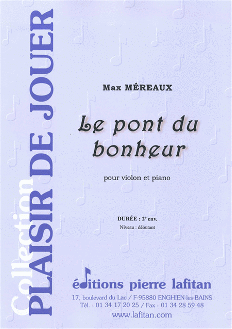 Le Pont du Bonheur Le Pont du Bonheur Violin Solo scores gallery preview page 1