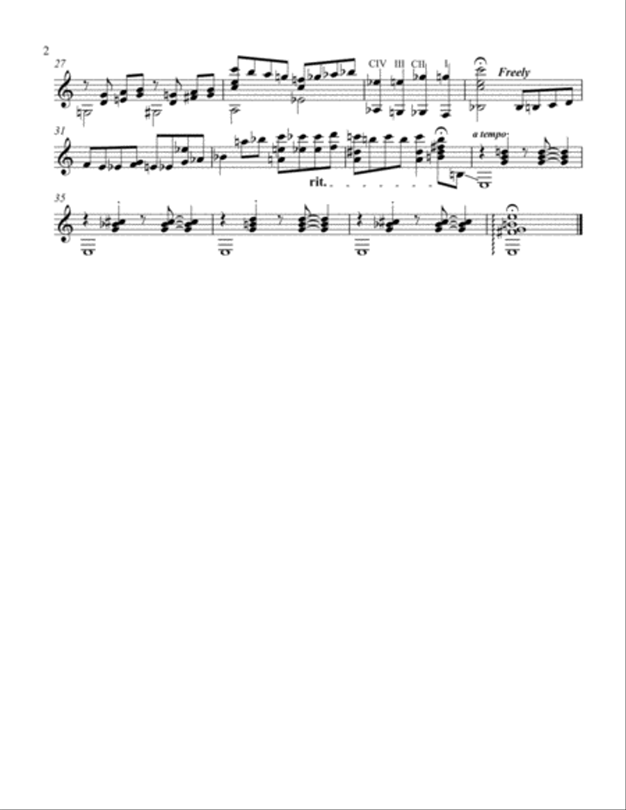 Four Colors Four Colors Guitar Solo scores gallery preview page 4
