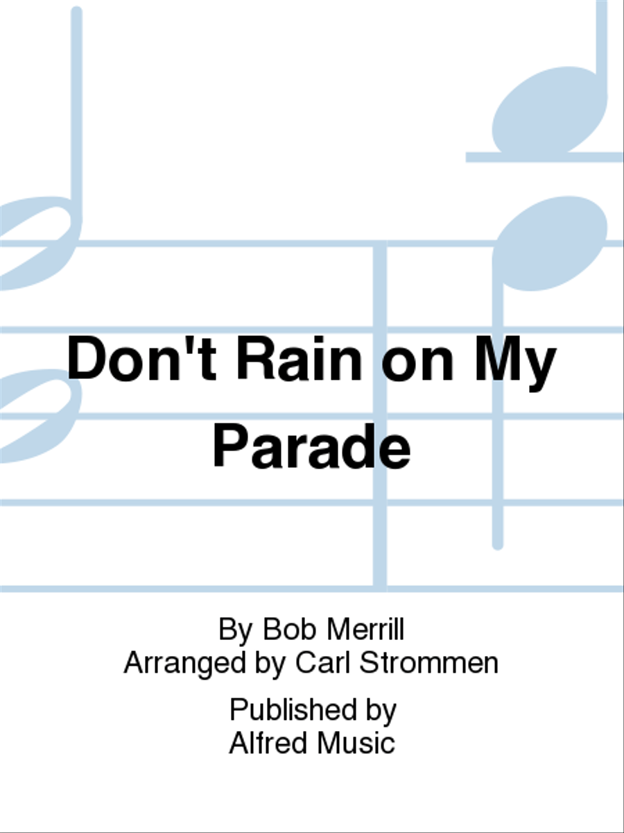 Don't Rain on My Parade Women's Choir scores gallery preview page 1