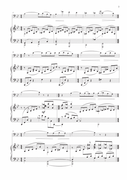 Adagio Sostenuto from "Piano Concerto No. 2" for Trombone and Piano image number null