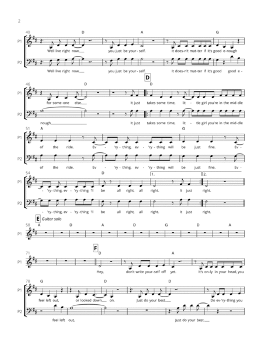 The Middle 2-Part scores gallery preview page 2