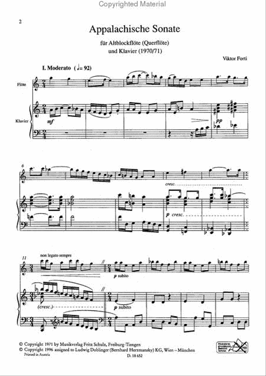 Appalachian Sonata Appalachian Sonata Flute scores gallery preview page 2