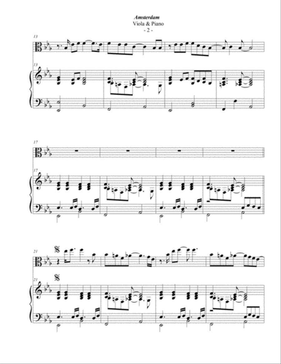 Amsterdam Viola scores gallery preview page 2