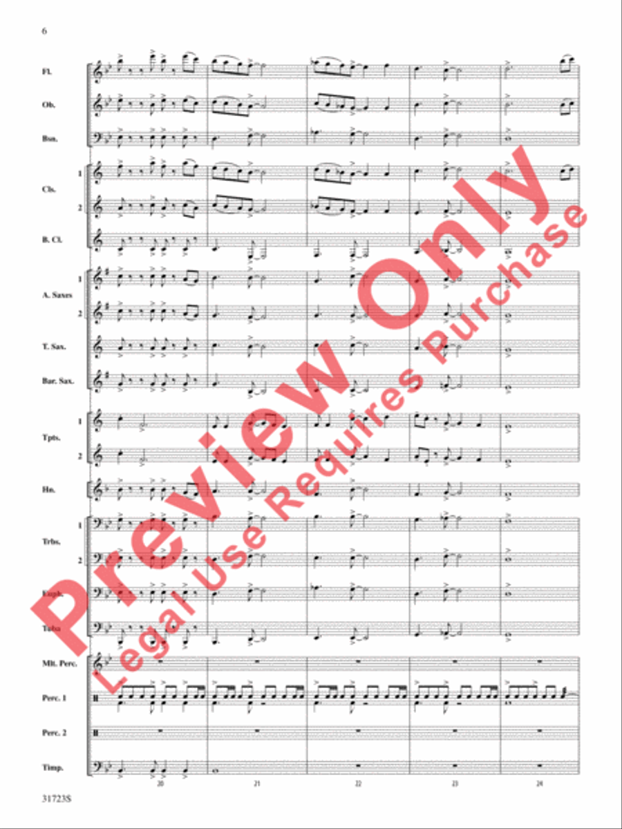 Western Horizons Concert Band scores gallery preview page 7