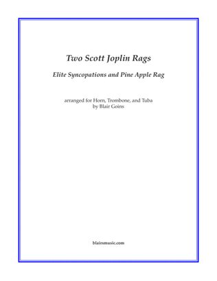 Elite Syncopations and Pine Apple Rag