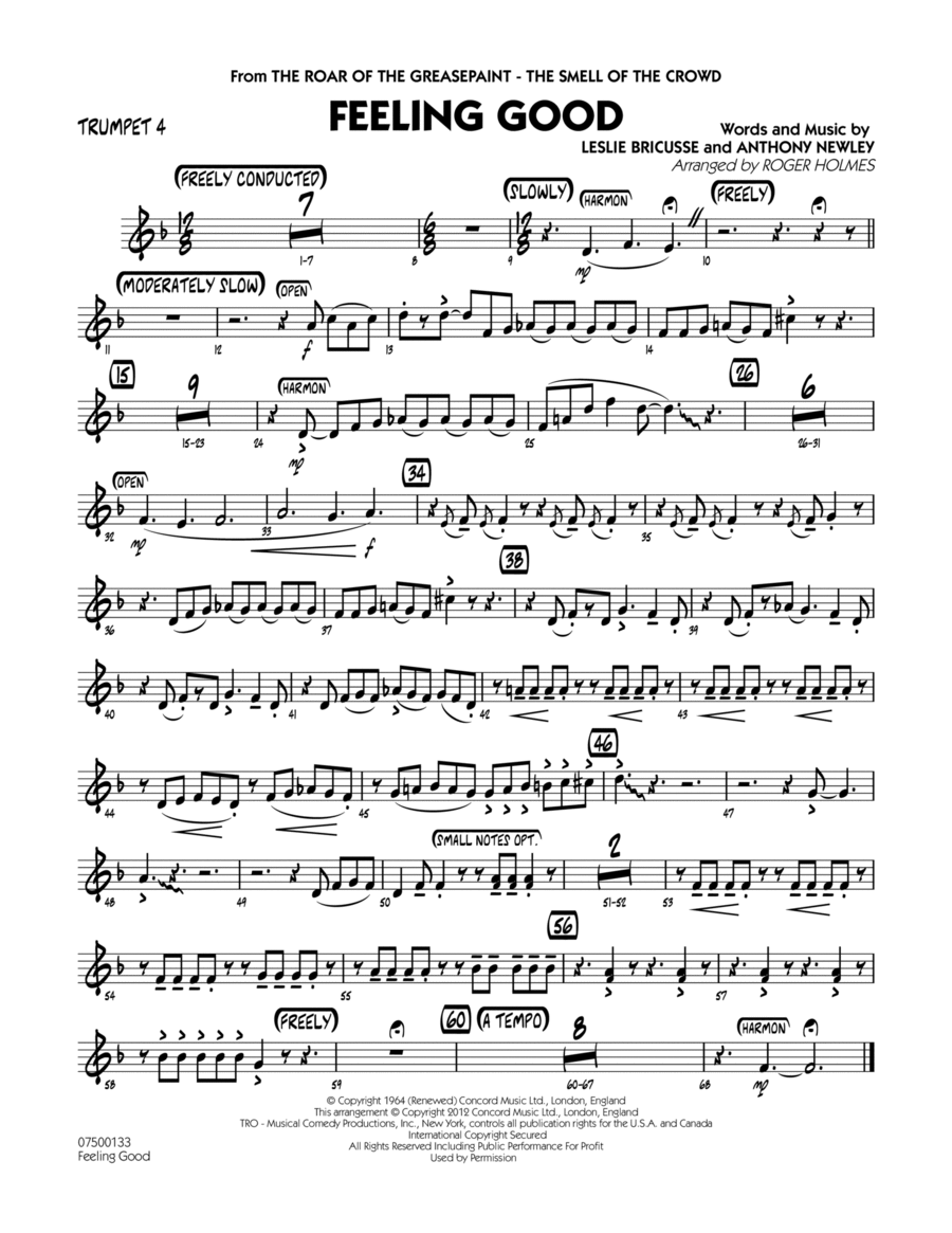 Feeling Good Trumpet 4