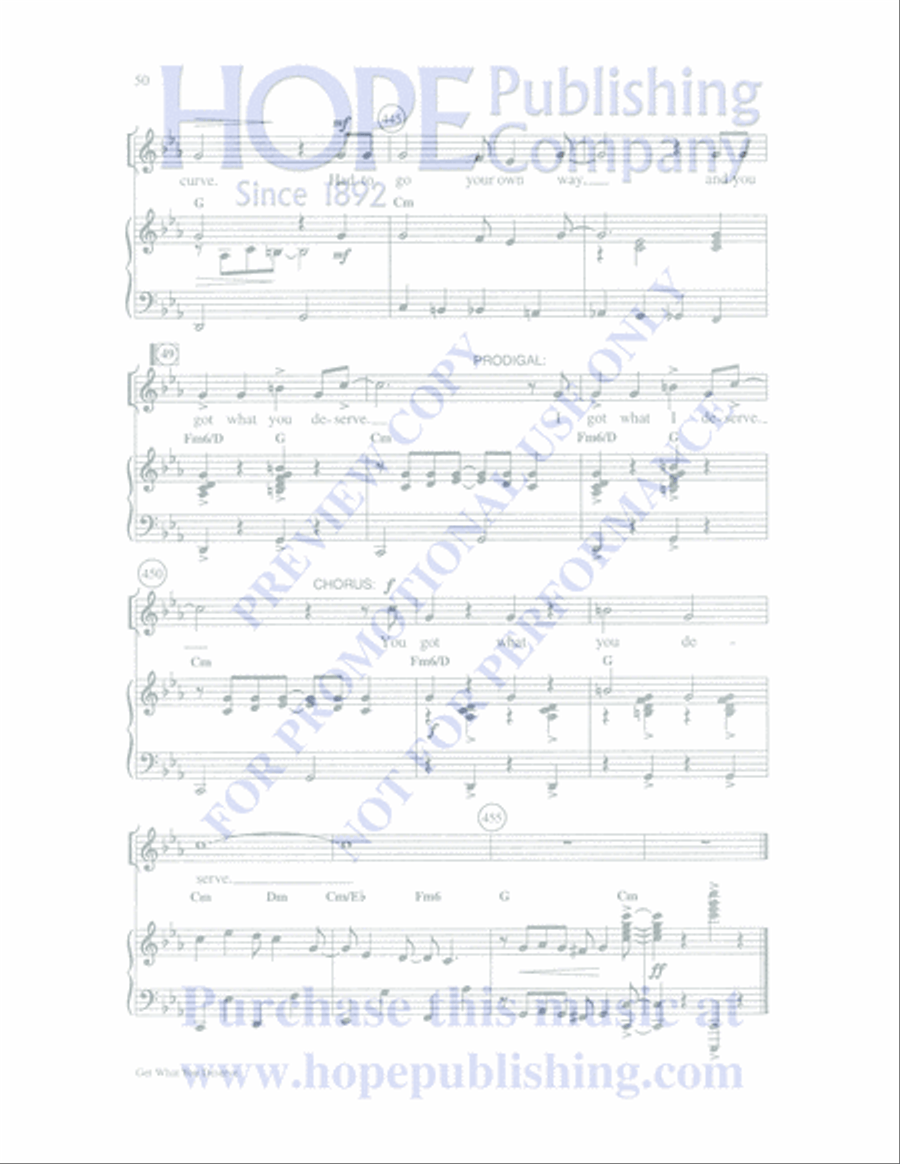 Once Upon a Parable Unison Choir scores gallery preview page 50