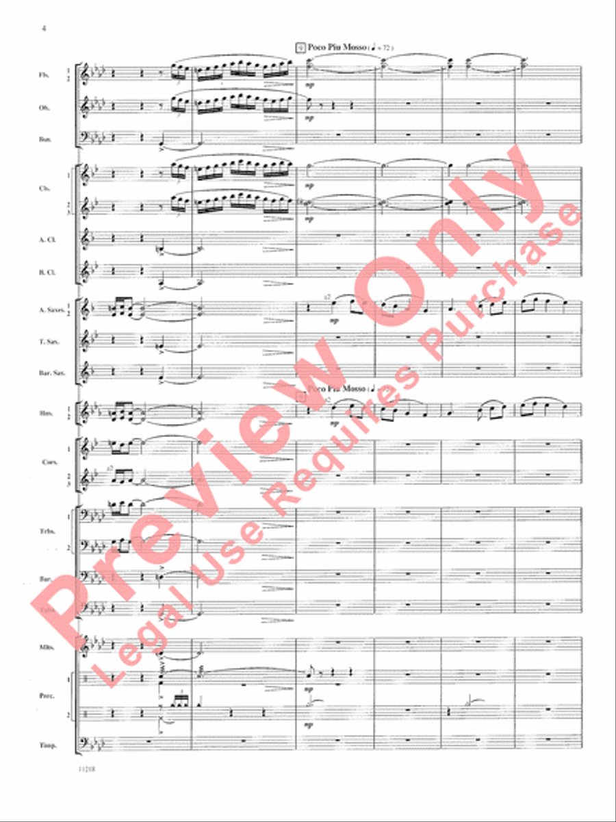 Scenes of Wonder Concert Band scores gallery preview page 5