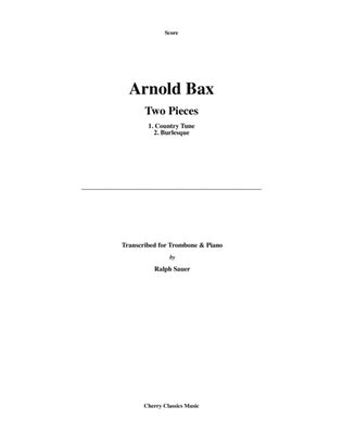 Book cover for Two Pieces for Trombone & Piano