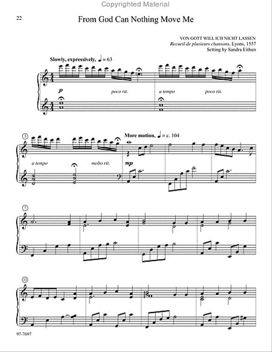 Thy Strong Word: Piano Music for Reformation Piano Solo scores gallery preview page 8