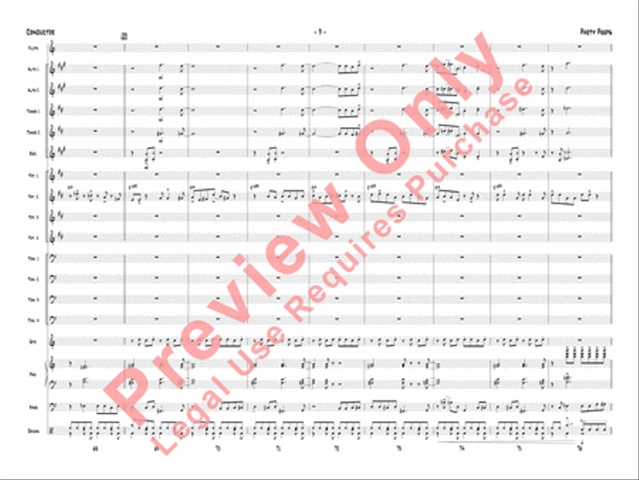 Party Peeps Jazz Ensemble scores gallery preview page 12