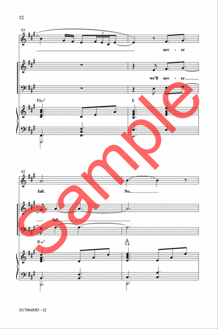 Build Your Church 4-Part scores gallery preview page 12