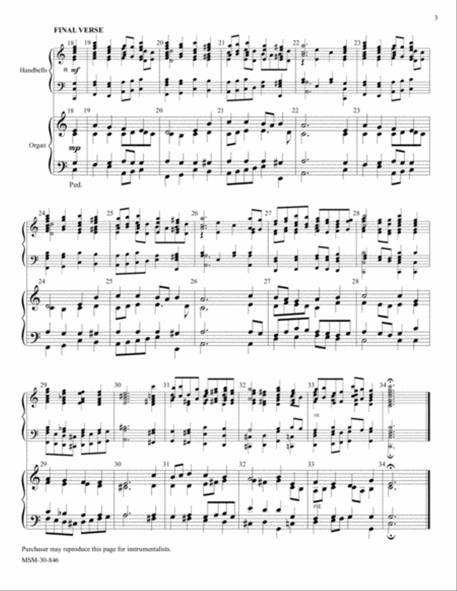 Herzlich tut mich verlangen (Passion Chorale) Choir scores gallery preview page 3