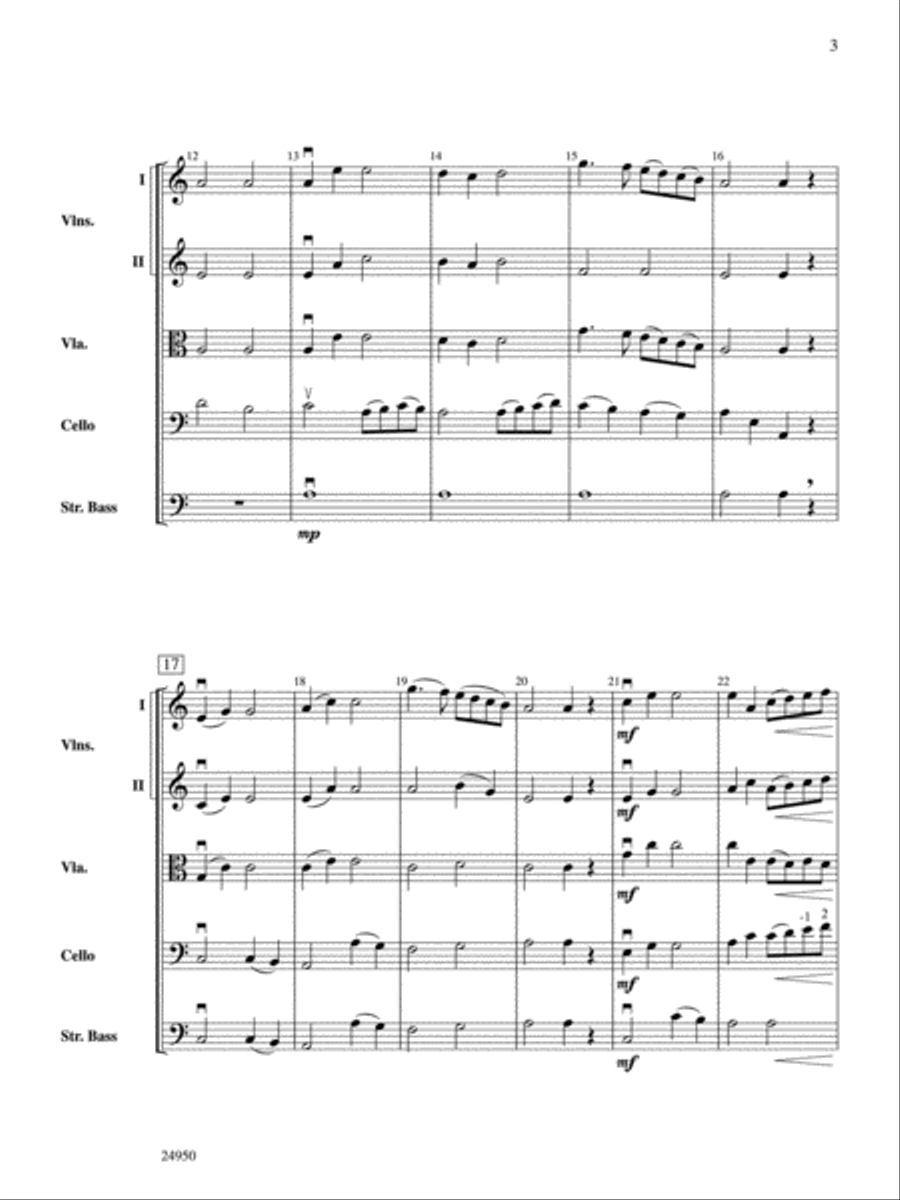 All the Pretty Little Horses String Orchestra scores gallery preview page 11