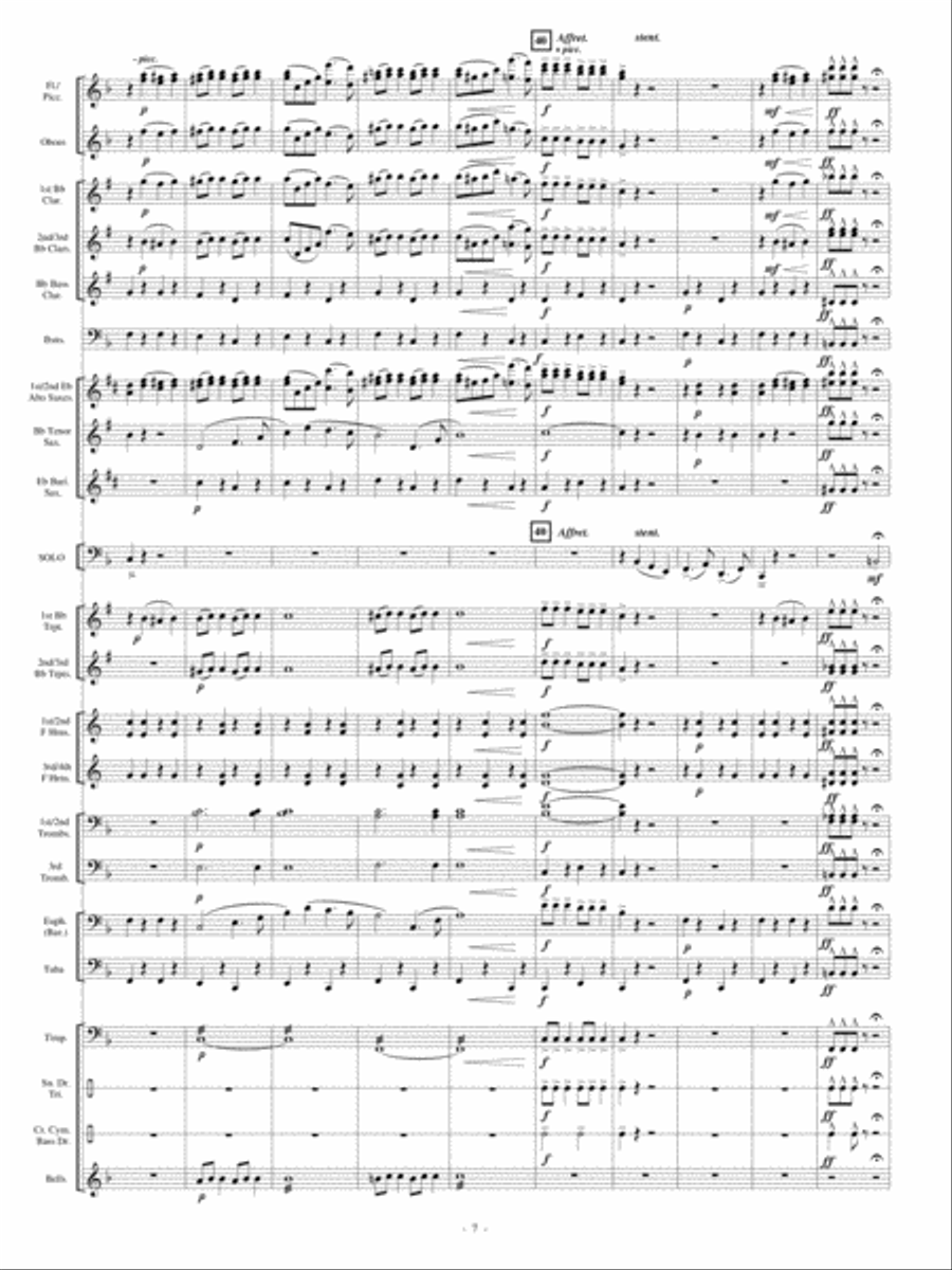 The Old Grumbly Bear Concert Band scores gallery preview page 6